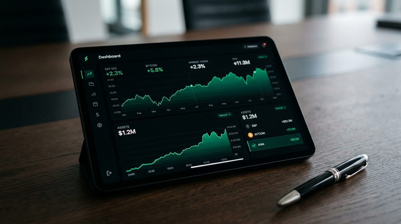 Real-time financial dashboard